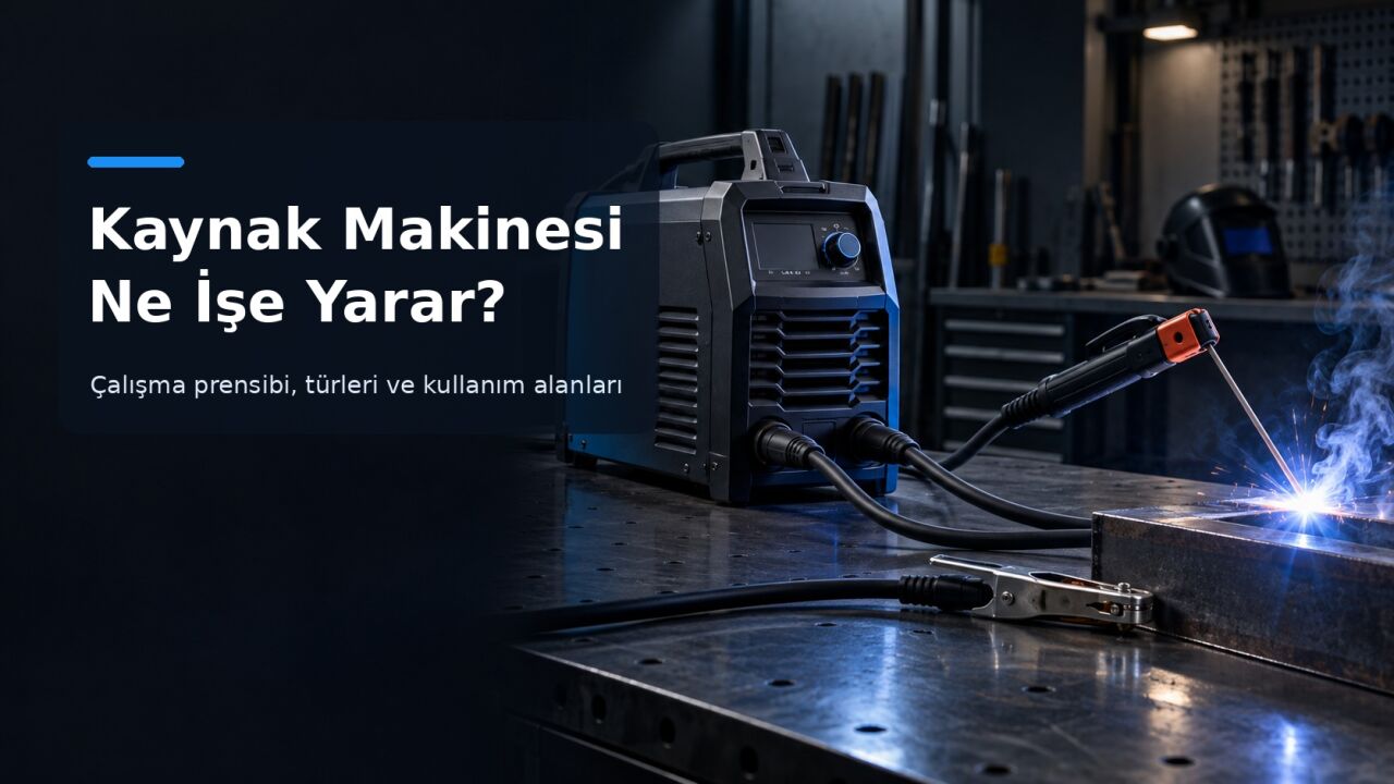 Kaynak Makinesi Ne İşe Yarar? Çeşitleri ve Seçim Rehberi
