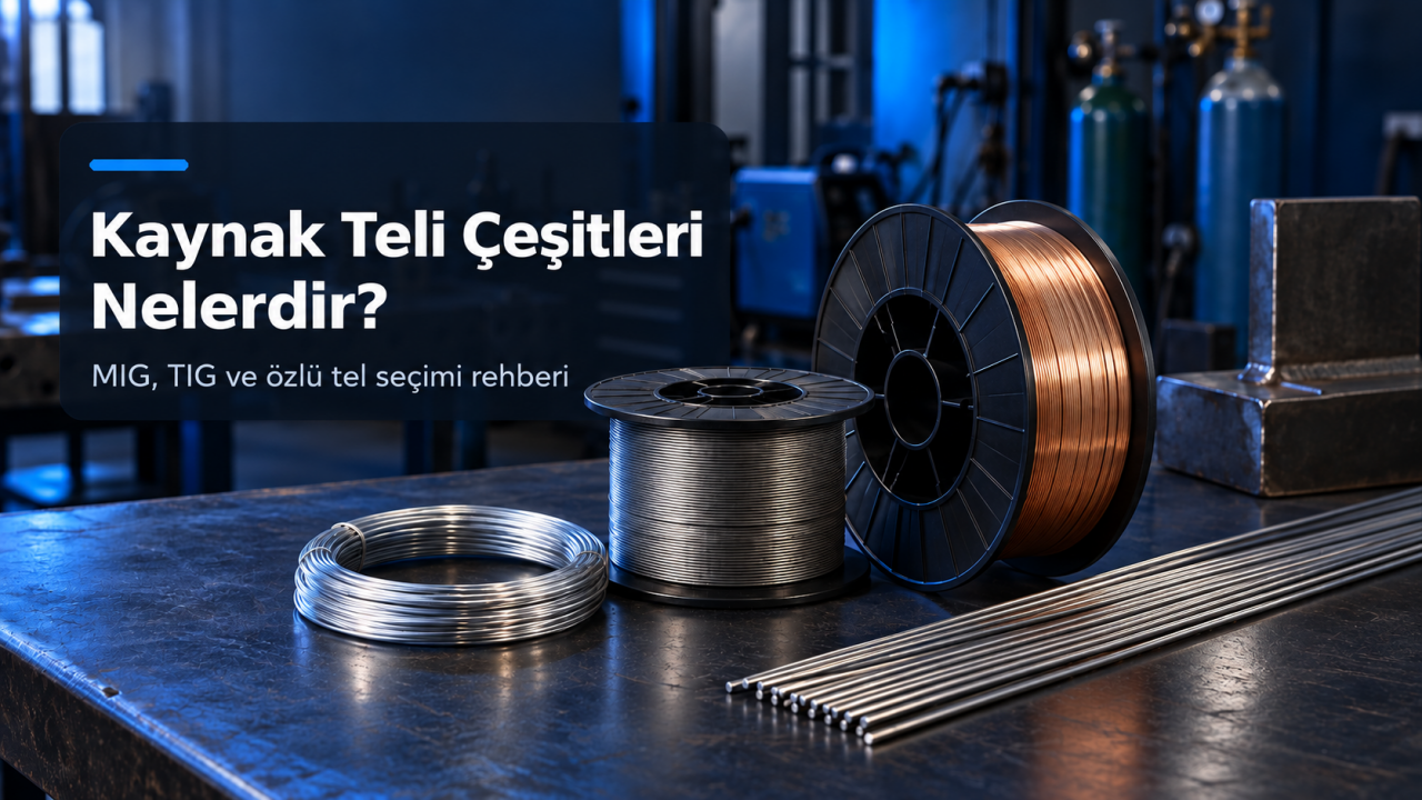 Kaynak Teli Çeşitleri Nelerdir? MIG, TIG ve Özlü Tel Rehberi