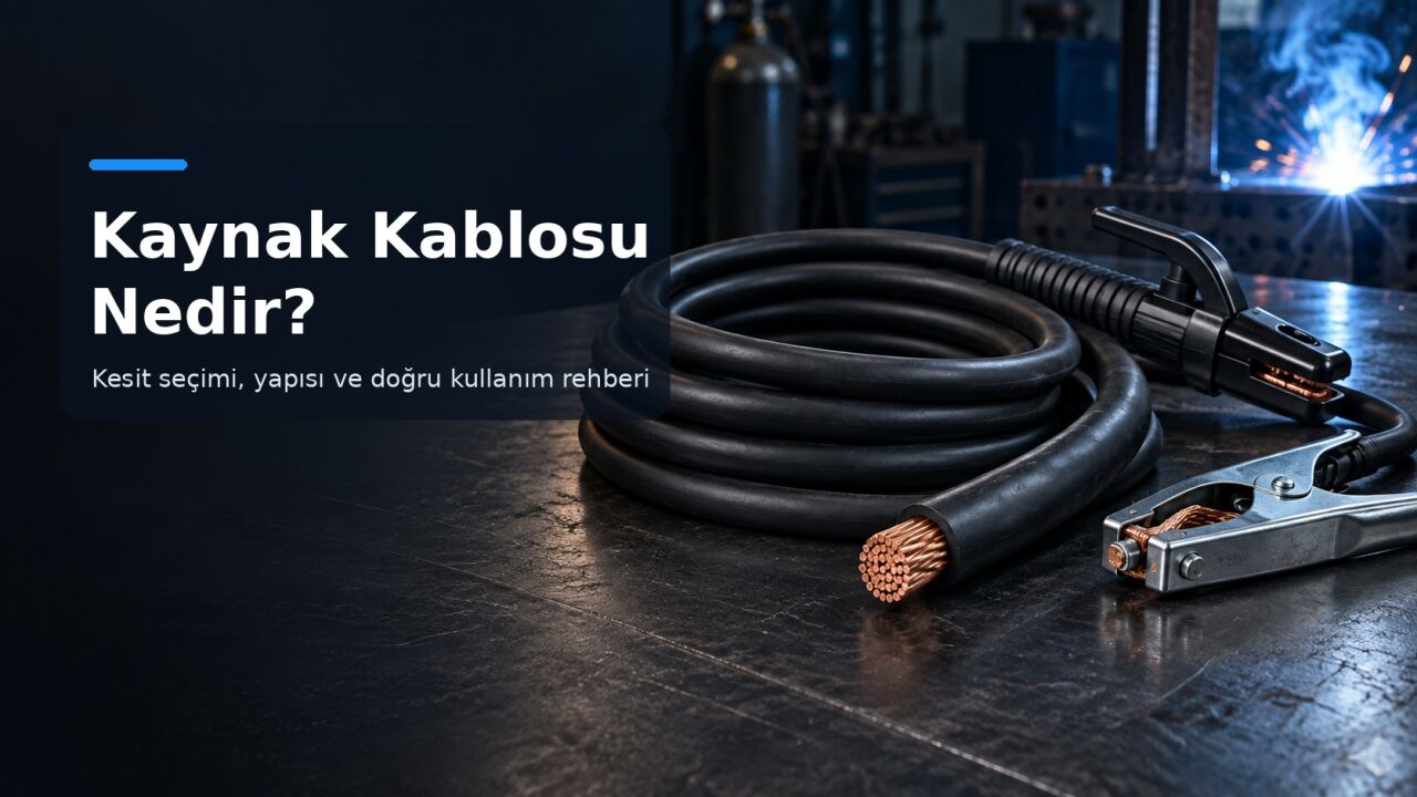 Kaynak Kablosu Nedir? Kesit Seçimi ve Doğru Kullanımı