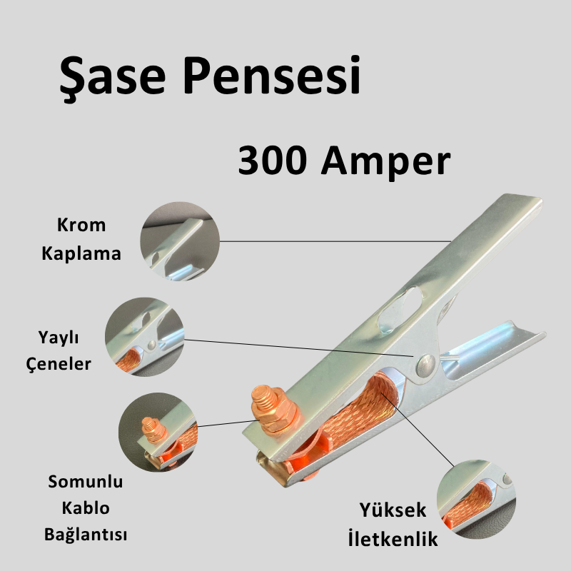 Şase Pensesi Yaylı 300 Amp.