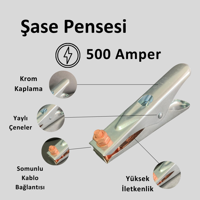 Şase Pensesi Yaylı 500 Amp.