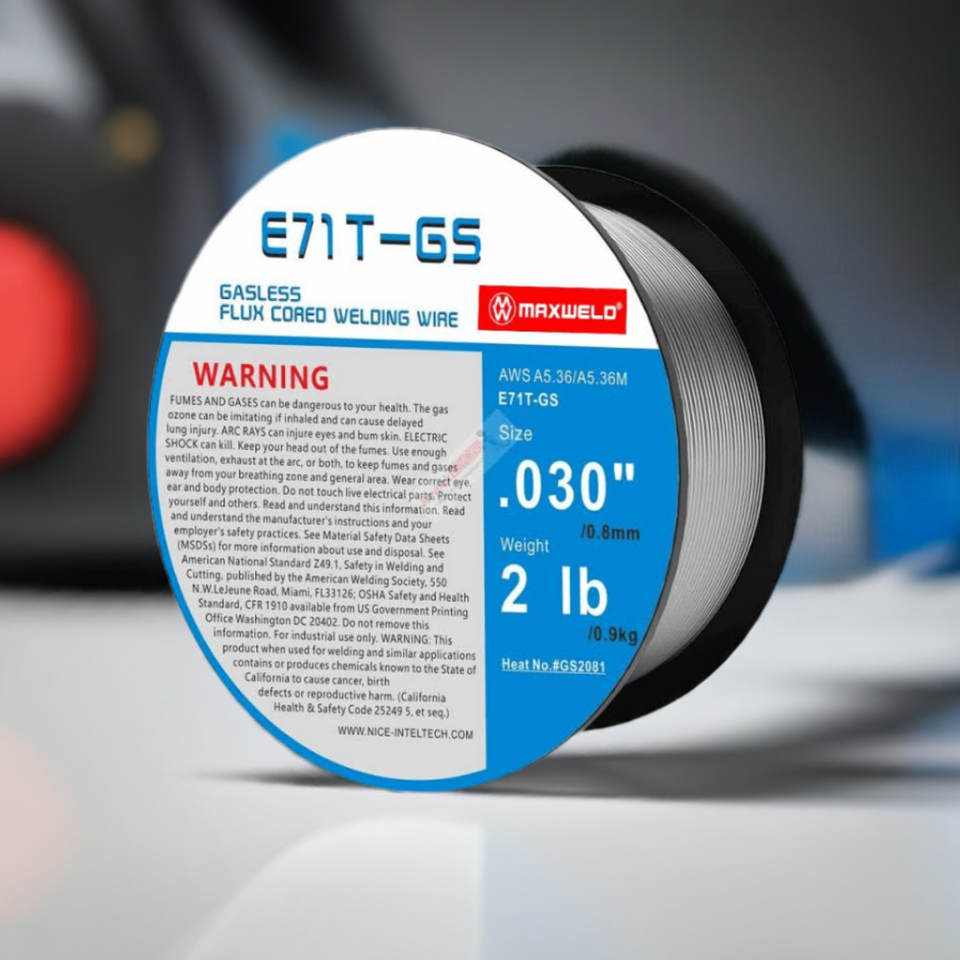 Maxweld E71T-GS Gazsız Özlü Kaynak Teli 0.80 mm. 1 Kg.