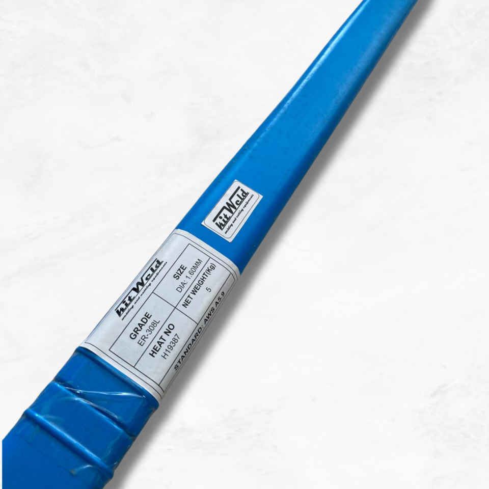 kitWeld Tig (Argon) 308 Paslanmaz Kaynak Teli 1.6 mm - 5 Kg. (1 Tüp)