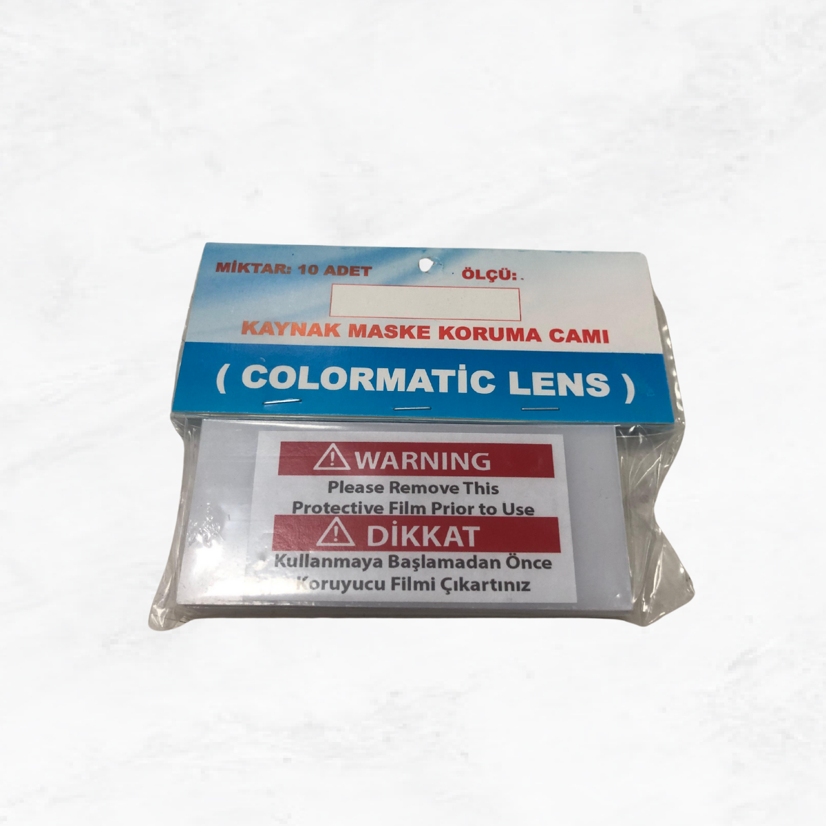 Colormatik Otomatik Kararan Maske Koruma Camı İç 42x102 mm.