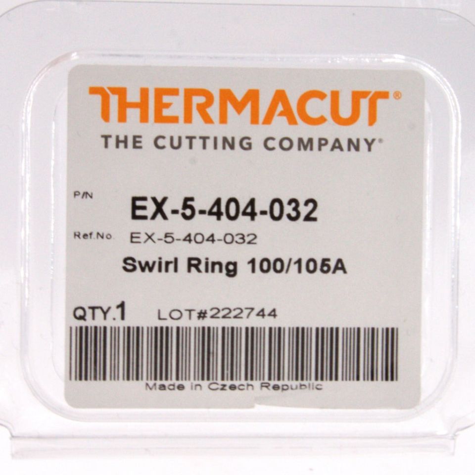 Thermacut EX-5-404-032 Swirl Ring 105 Amper