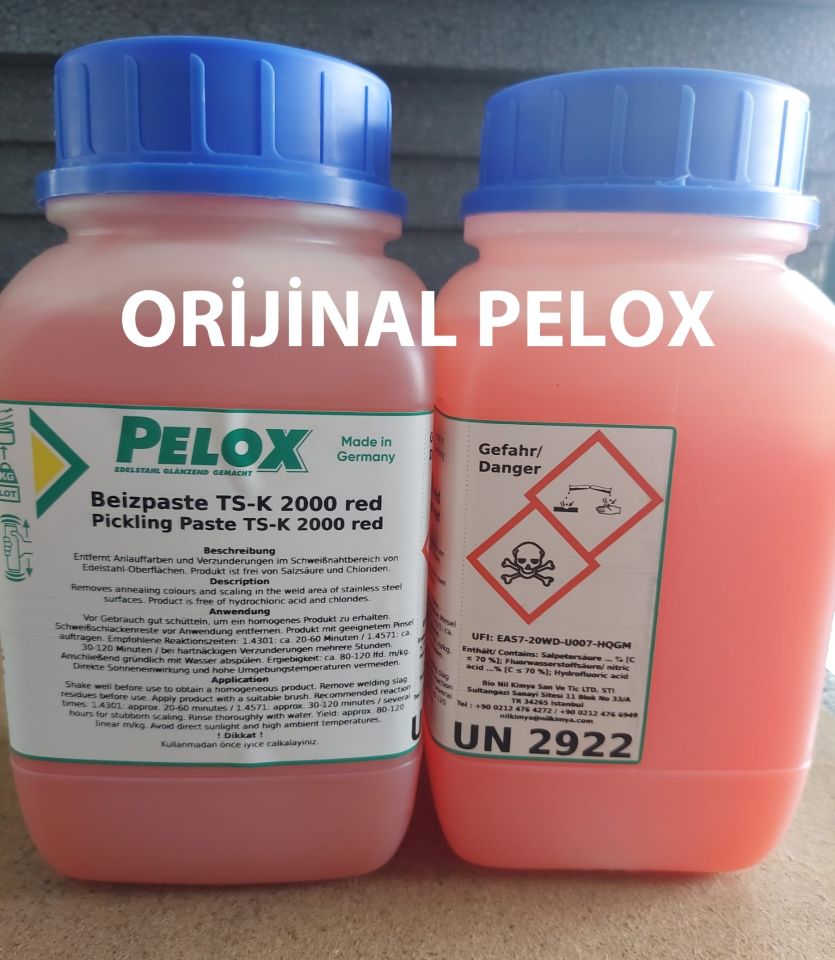 Pelox TS-K 2000 Kaynak Lekesi Temizleme Kremi - 2 Kg.