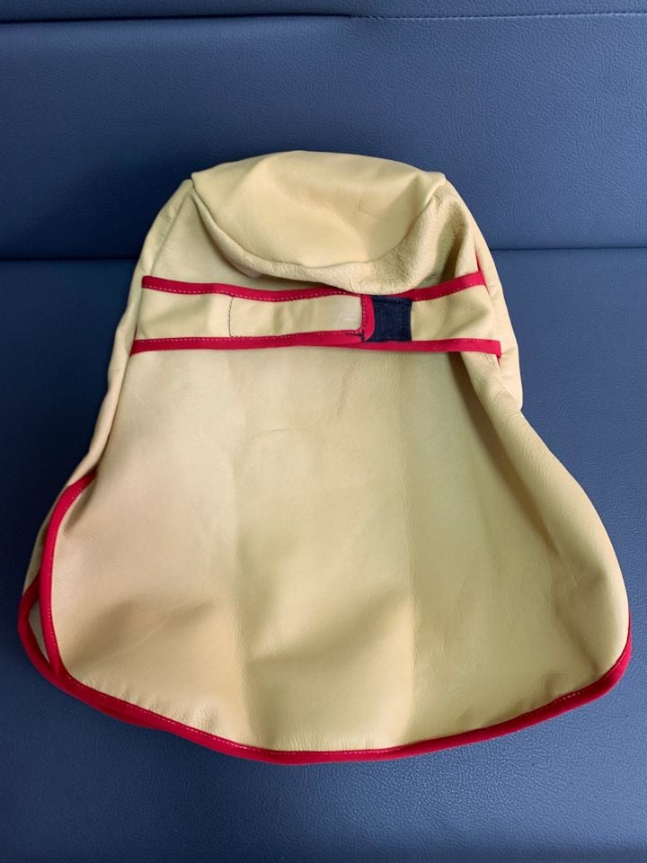 Sağdıç Deri Kapaklı Kaynakçı Maskesi Yeleli Arkası Kapalı